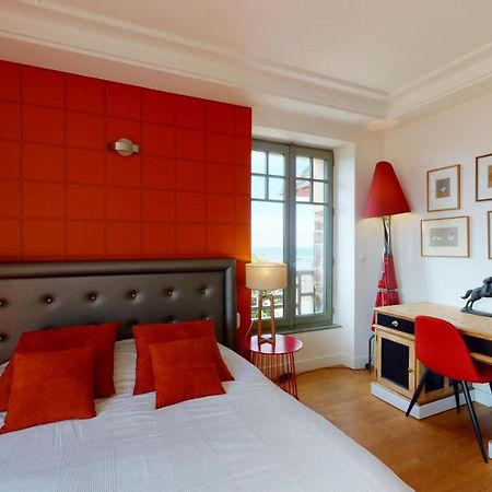 Les Roches Grises, Luxueuse Villa Face Mer, 4Etoiles, Spa Et Jardin Panoramique, Societe La Clef Decampグランビル エクステリア 写真