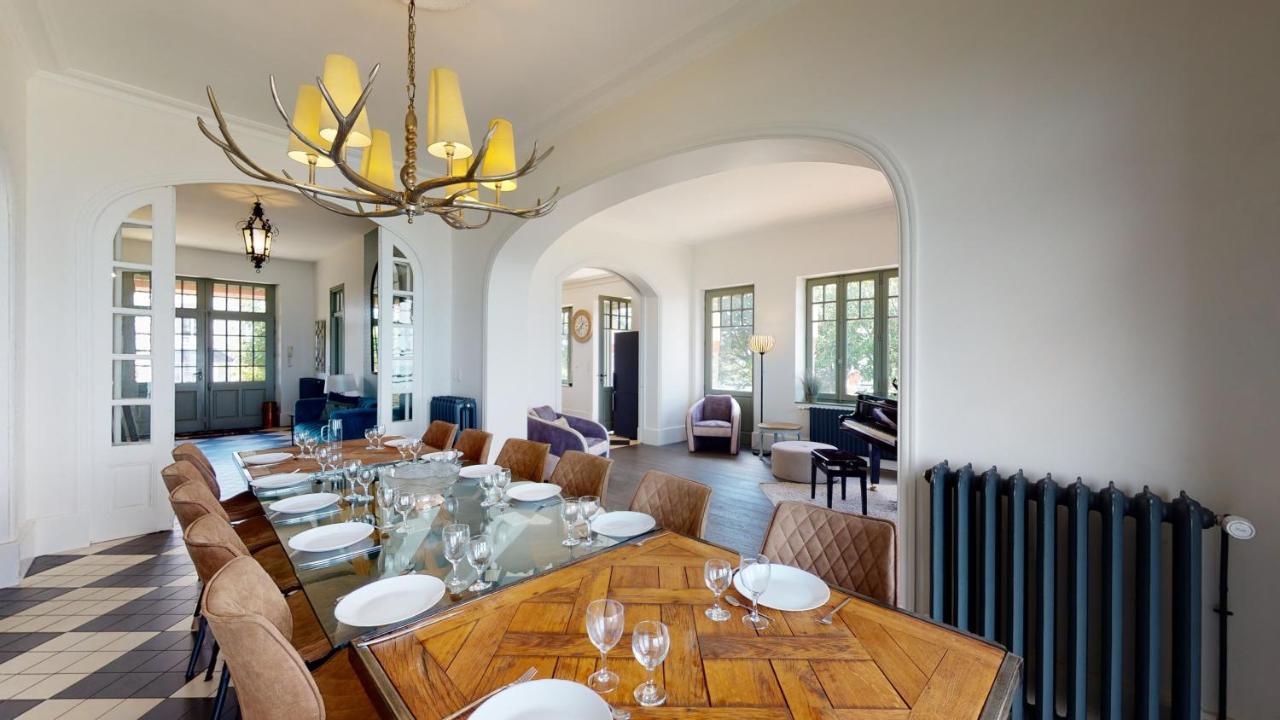 Les Roches Grises, Luxueuse Villa Face Mer, 4Etoiles, Spa Et Jardin Panoramique, Societe La Clef Decampグランビル エクステリア 写真