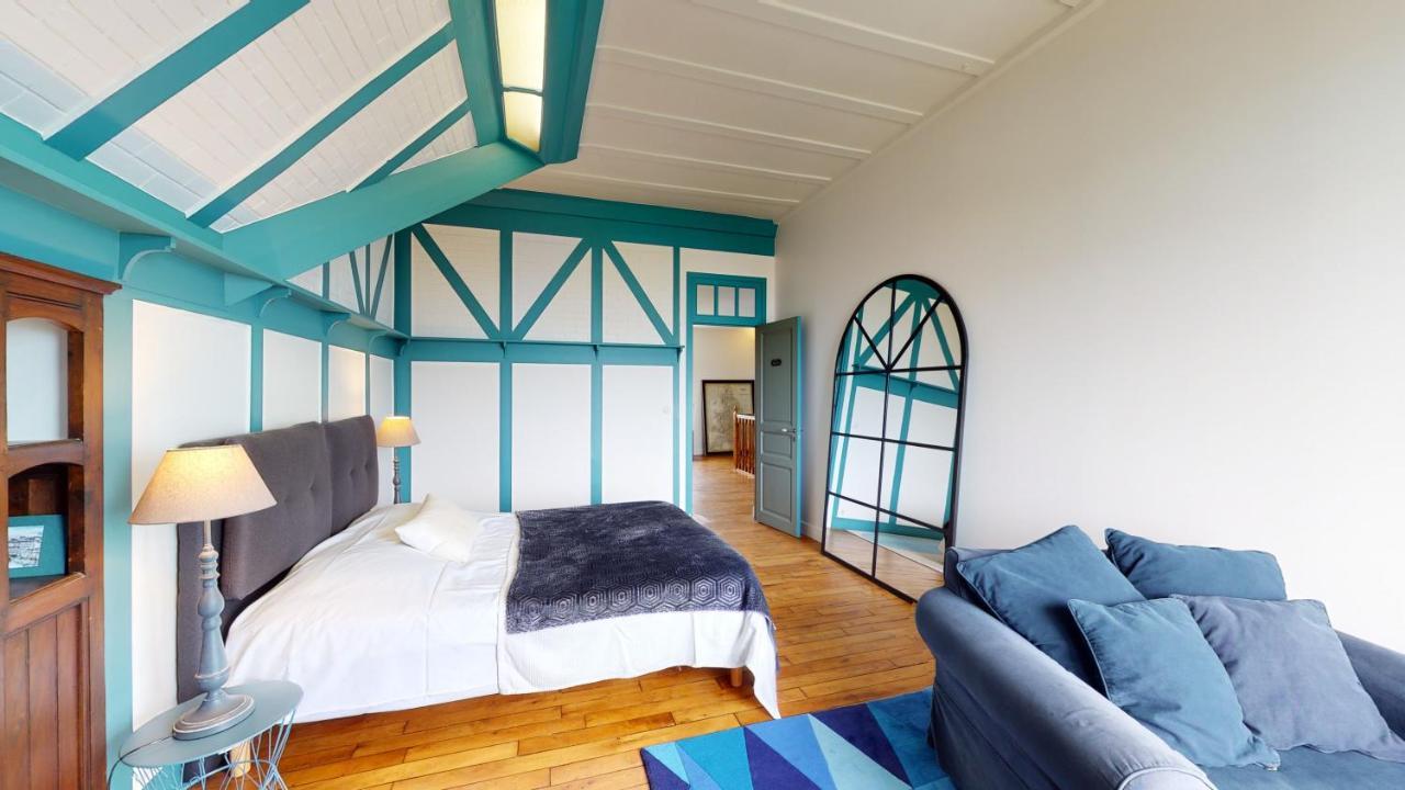 Les Roches Grises, Luxueuse Villa Face Mer, 4Etoiles, Spa Et Jardin Panoramique, Societe La Clef Decampグランビル エクステリア 写真