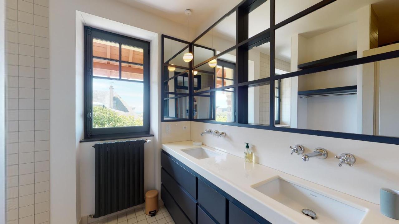 Les Roches Grises, Luxueuse Villa Face Mer, 4Etoiles, Spa Et Jardin Panoramique, Societe La Clef Decampグランビル エクステリア 写真