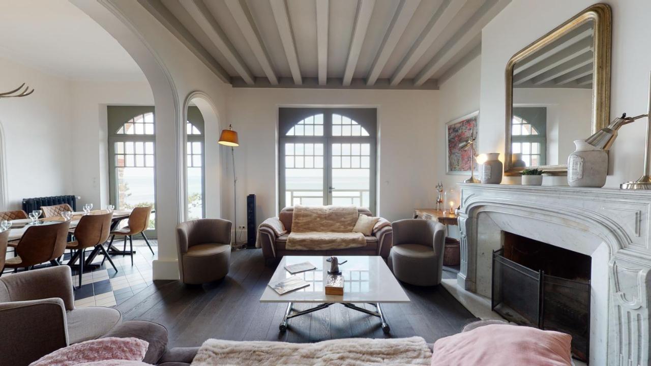 Les Roches Grises, Luxueuse Villa Face Mer, 4Etoiles, Spa Et Jardin Panoramique, Societe La Clef Decampグランビル エクステリア 写真