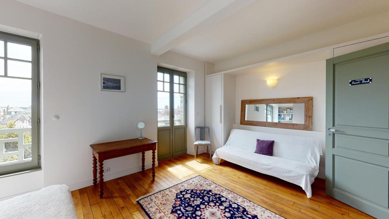 Les Roches Grises, Luxueuse Villa Face Mer, 4Etoiles, Spa Et Jardin Panoramique, Societe La Clef Decampグランビル エクステリア 写真