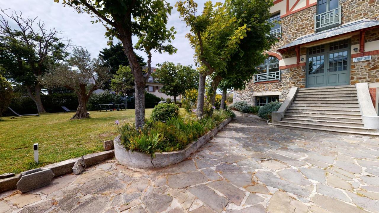 Les Roches Grises, Luxueuse Villa Face Mer, 4Etoiles, Spa Et Jardin Panoramique, Societe La Clef Decampグランビル エクステリア 写真