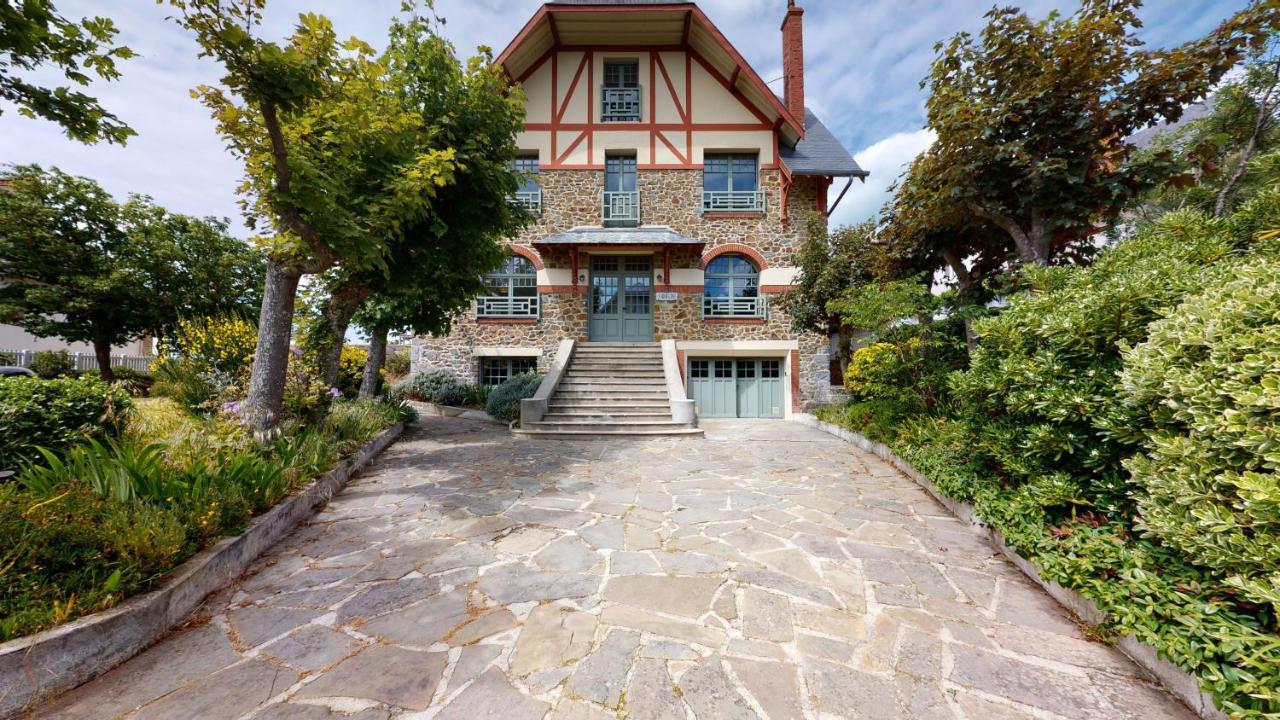 Les Roches Grises, Luxueuse Villa Face Mer, 4Etoiles, Spa Et Jardin Panoramique, Societe La Clef Decampグランビル エクステリア 写真