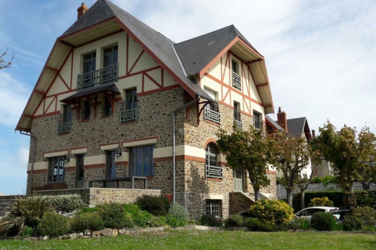 Les Roches Grises, Luxueuse Villa Face Mer, 4Etoiles, Spa Et Jardin Panoramique, Societe La Clef Decampグランビル エクステリア 写真
